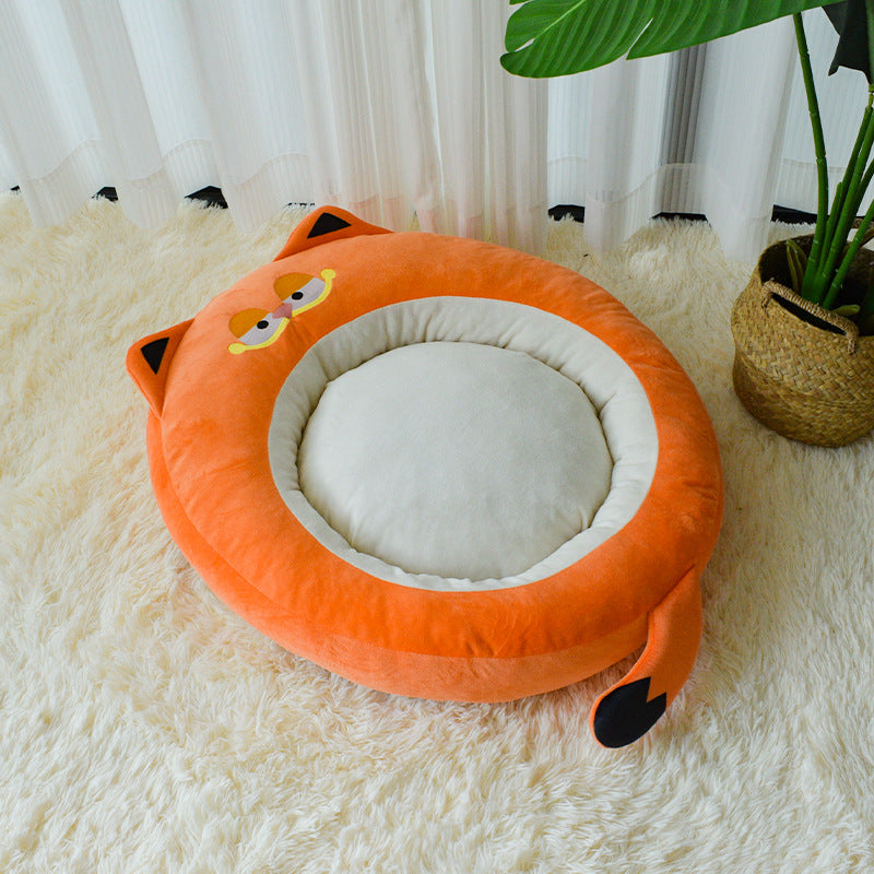 Cartoon Style Pet Bed for Cats and Dogs