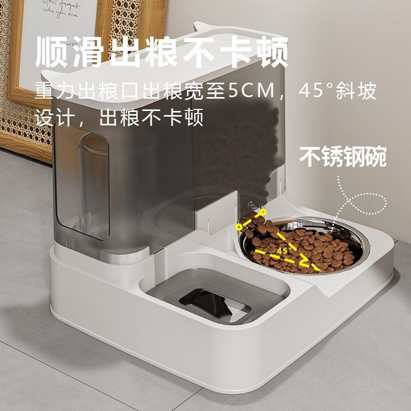 Automatic Pet Feeder and Water Dispenser Large Capacity for Cats and Dogs